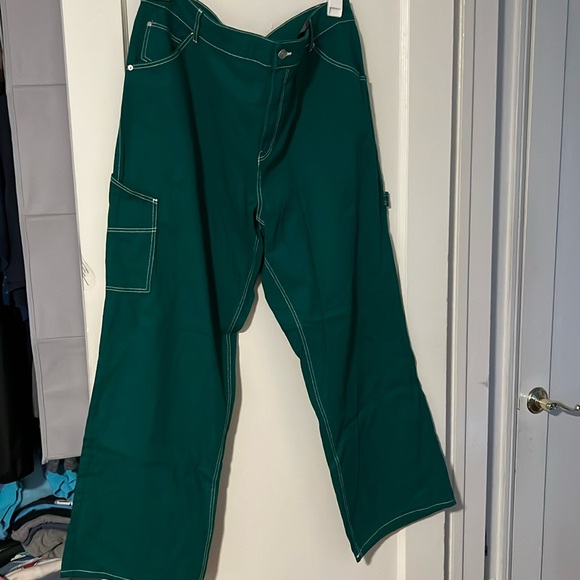 H&M Green Cargo Pants - Picture 1 of 4